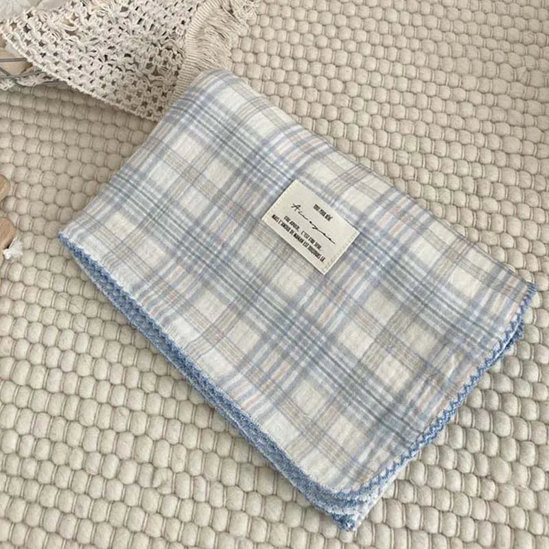 Baby Muslin Swaddle Blanket | 2-Layer Cotton & Bamboo Gauze