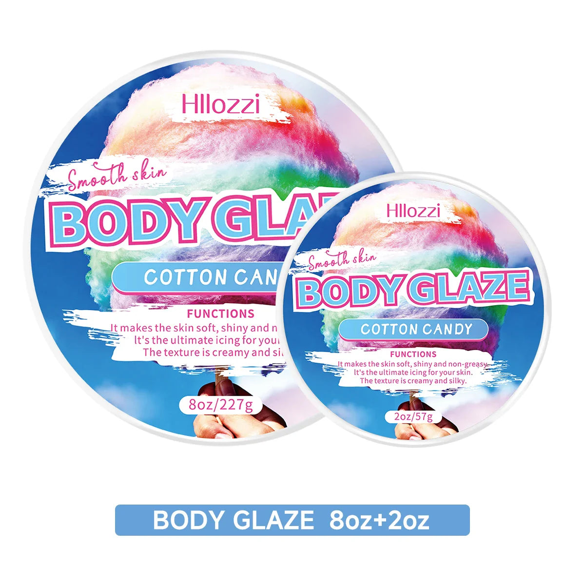 Marshmallow Body Glaze Cream – Moisturizing & Brightening 8oz