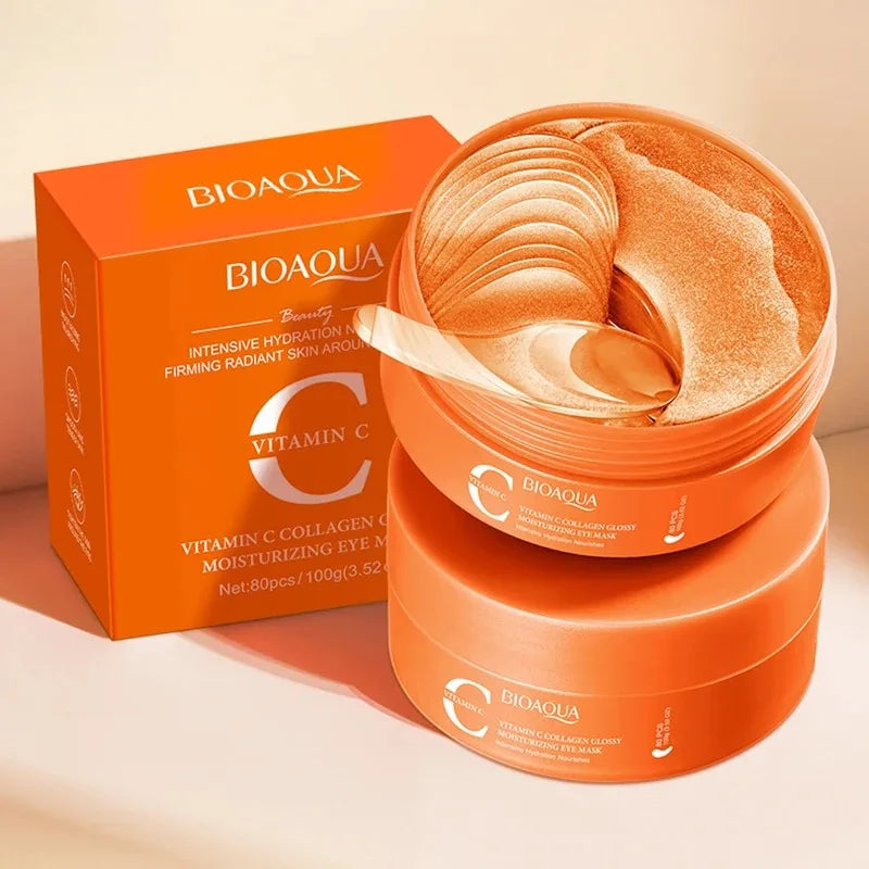 Bioaoua Collagen Eye Patches 80 Pcs – Hydrating & Brightening