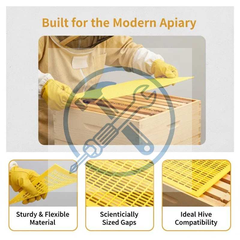 Queen Bee Excluder 42x51cm – Food-Grade Plastic | Beekeeping