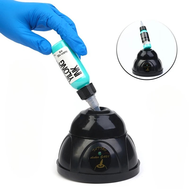 Mini Vortex Shaker Tattoo Ink Nails Polish Mixed Shaker 7000RPM Vortex Mixer Non-slip Base Tattoo Ink Stirrer Tattoo Supplies Peaceful Pleasures Health and Wellness