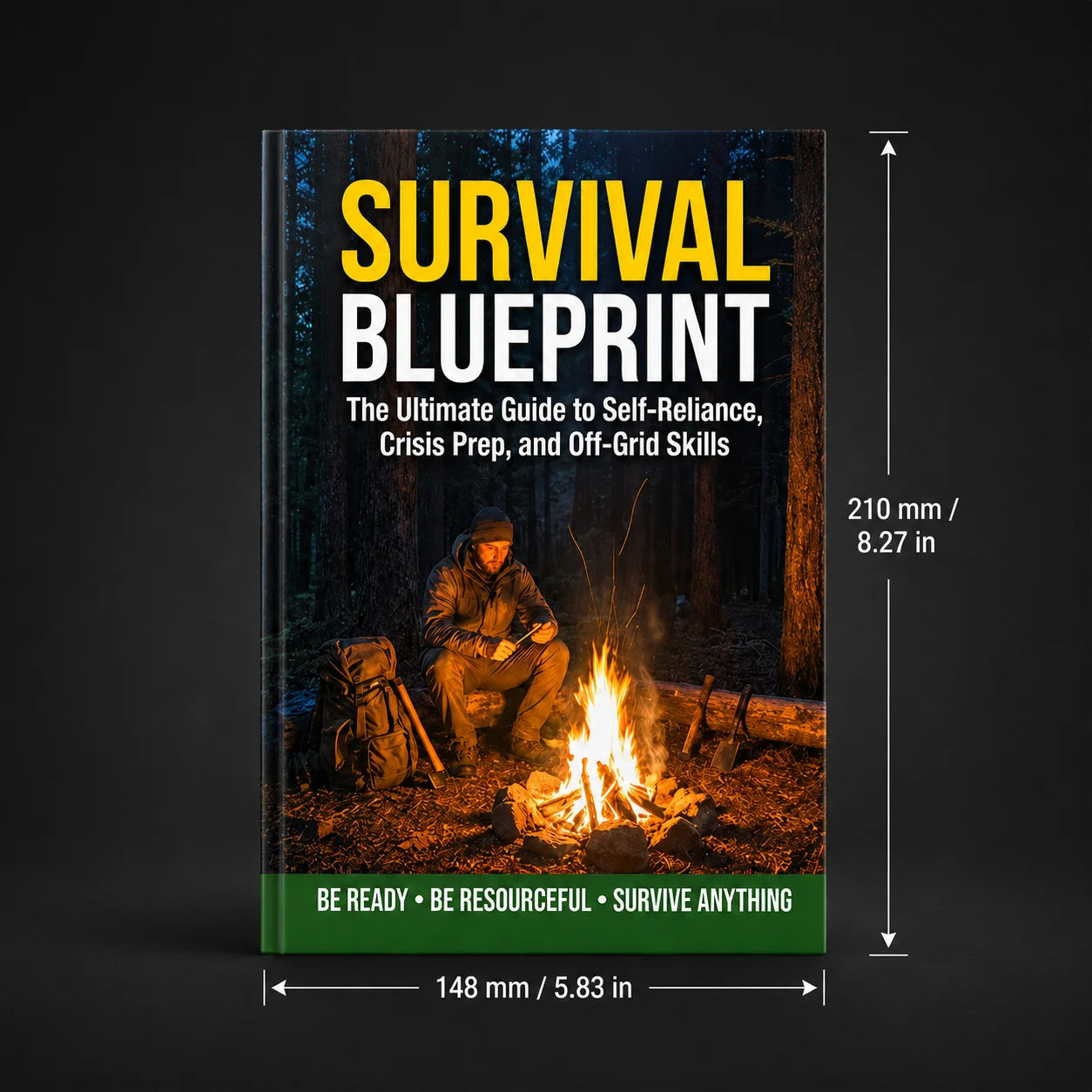 Survival Blueprint A5 Guide Crisis Prep Off-grid Skills Handbook