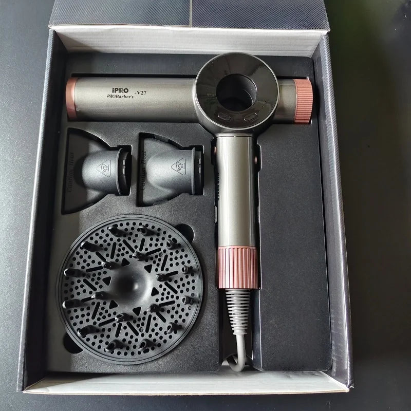 2026 New High-Speed Bladeless Hair Dryer With Brushless Motor, 120000 Rpm, High-Power, Hair Salon Specific, Household 220v Peaceful Pleasures Health and Wellness
