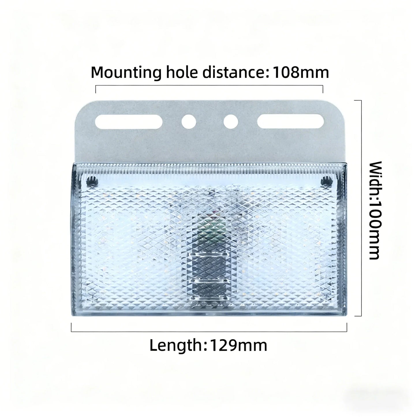 12V-24V 31-LED Side Marker Light | Truck Trailer Turn Signal