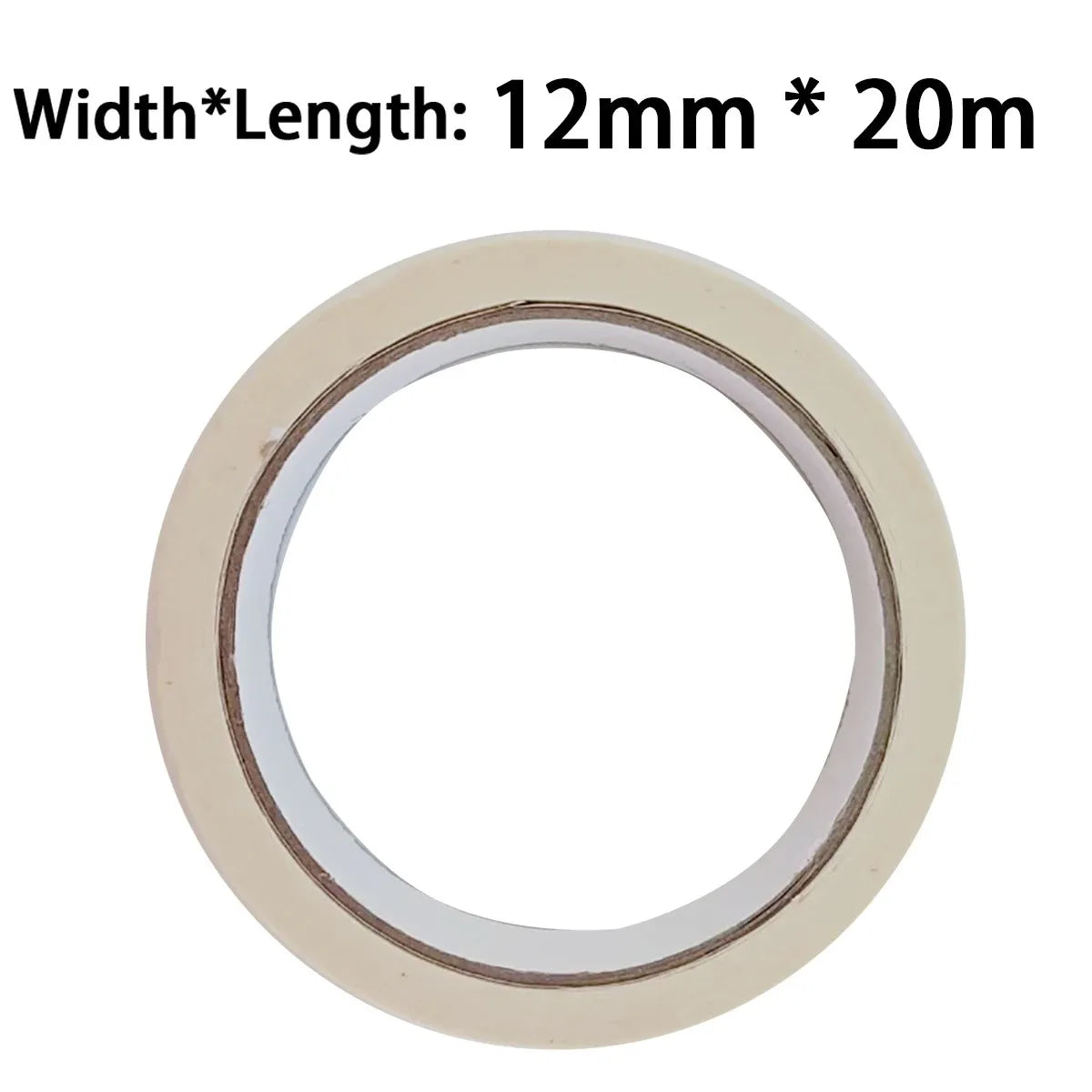 20m High-Temp Masking Tape – Writable, Tearable, High Adhesive