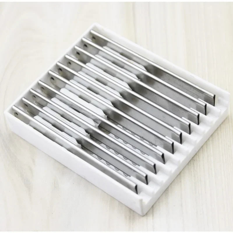 10/20pcs Safety Hair Knife Razor Blades Barber Stainless Steel Hairdressing Trimmer Thinning Cutting Blade Salon Shaving Blade Peaceful Pleasures Health and Wellness