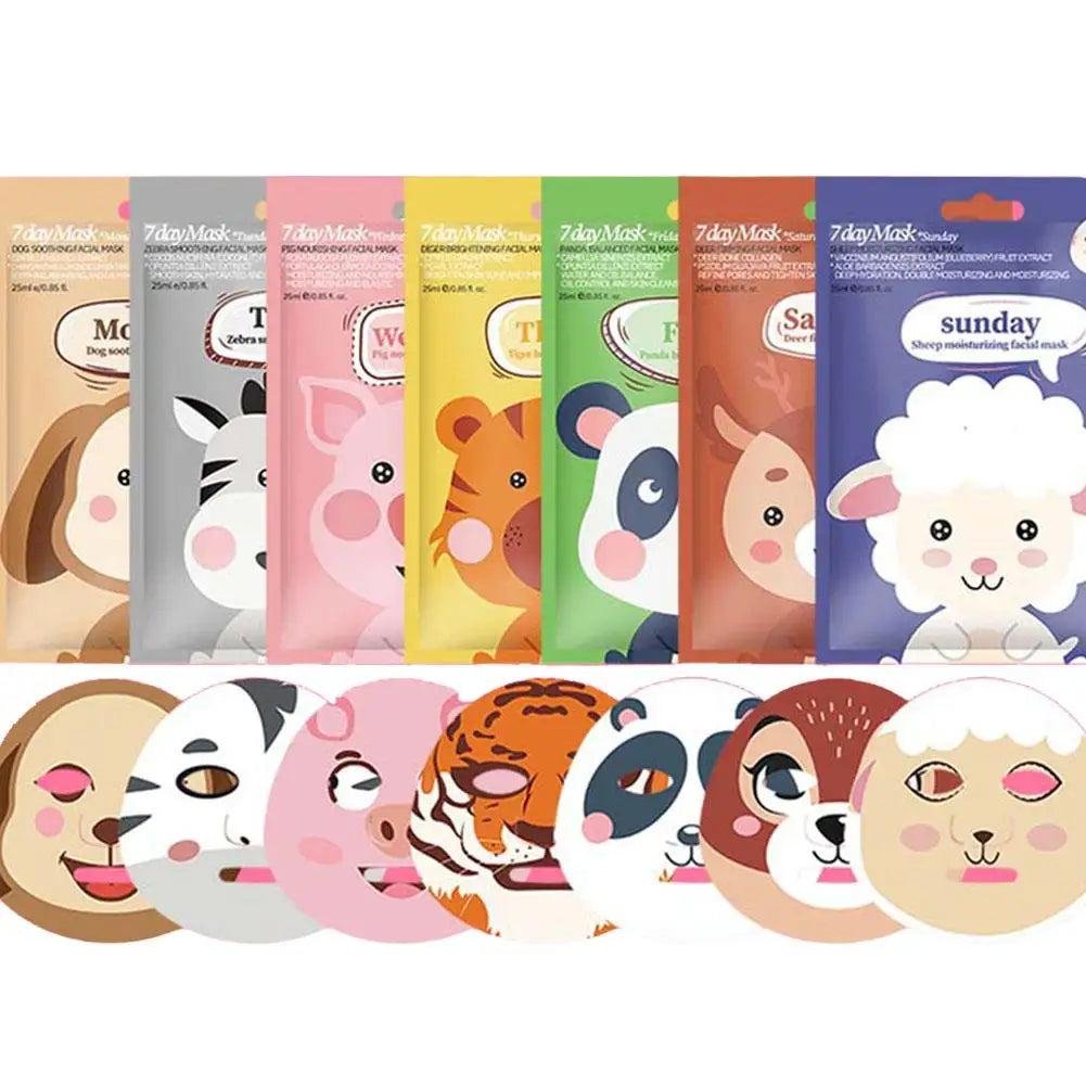 Animal Print Sheet Mask – Collagen & Hyaluronic Acid Hydration