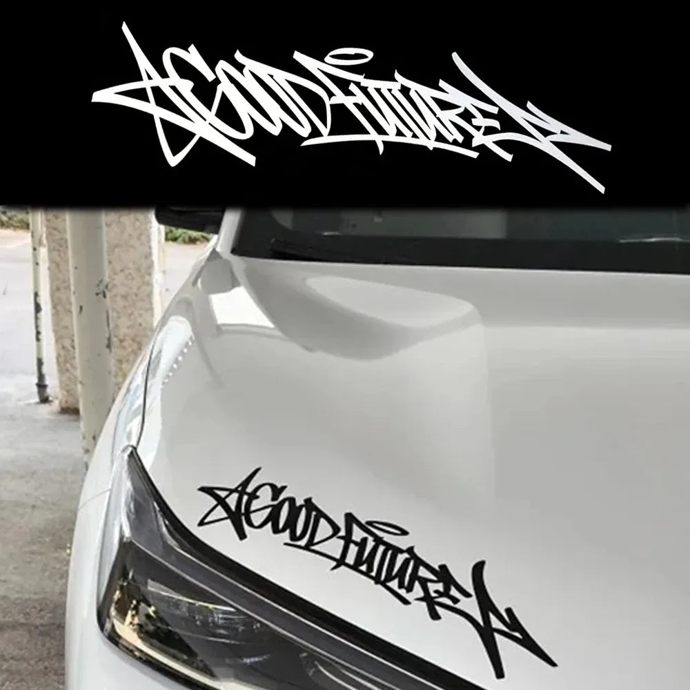 GOODFUTURE Handwritten Vinyl Car & Motorcycle Decal Sticker