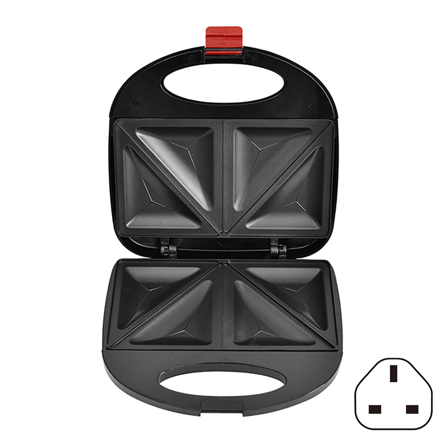 750W Non-Stick Sandwich & Waffle Maker Press | Countertop