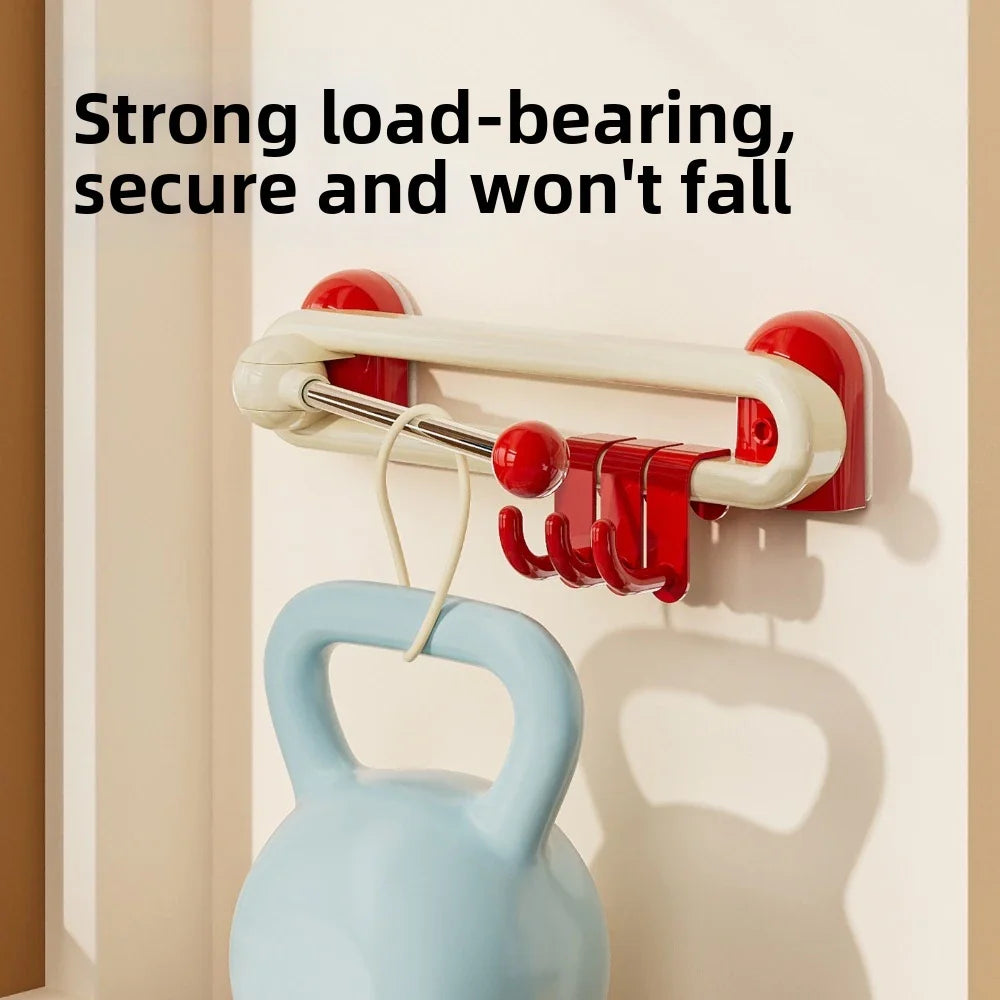 Adjustable Rotating Wall Hook – No-Drill Waterproof Storage Hook