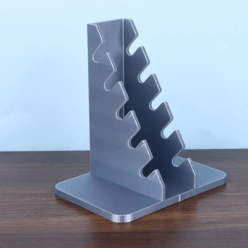 Finger Skateboard Storage Rack Finger Skateboard Organizer Finger Skateboard Desktop Display Rack Holder Home Decoration Peaceful Pleasures Health and Wellness Silver