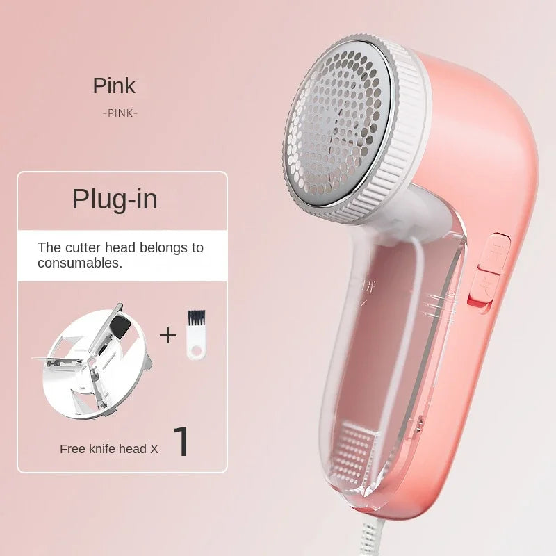 Professional Lint Remover Take Out Lint Electric Steam Iron Clothes Portable Cats Hair Brush Home Clothing Shaver Household Pet Peaceful Pleasures Health and Wellness pink