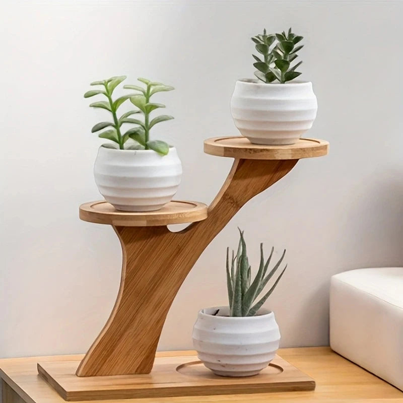 3-Tier Mini Plant Stand for Windowsill, Desk & Indoor Decor
