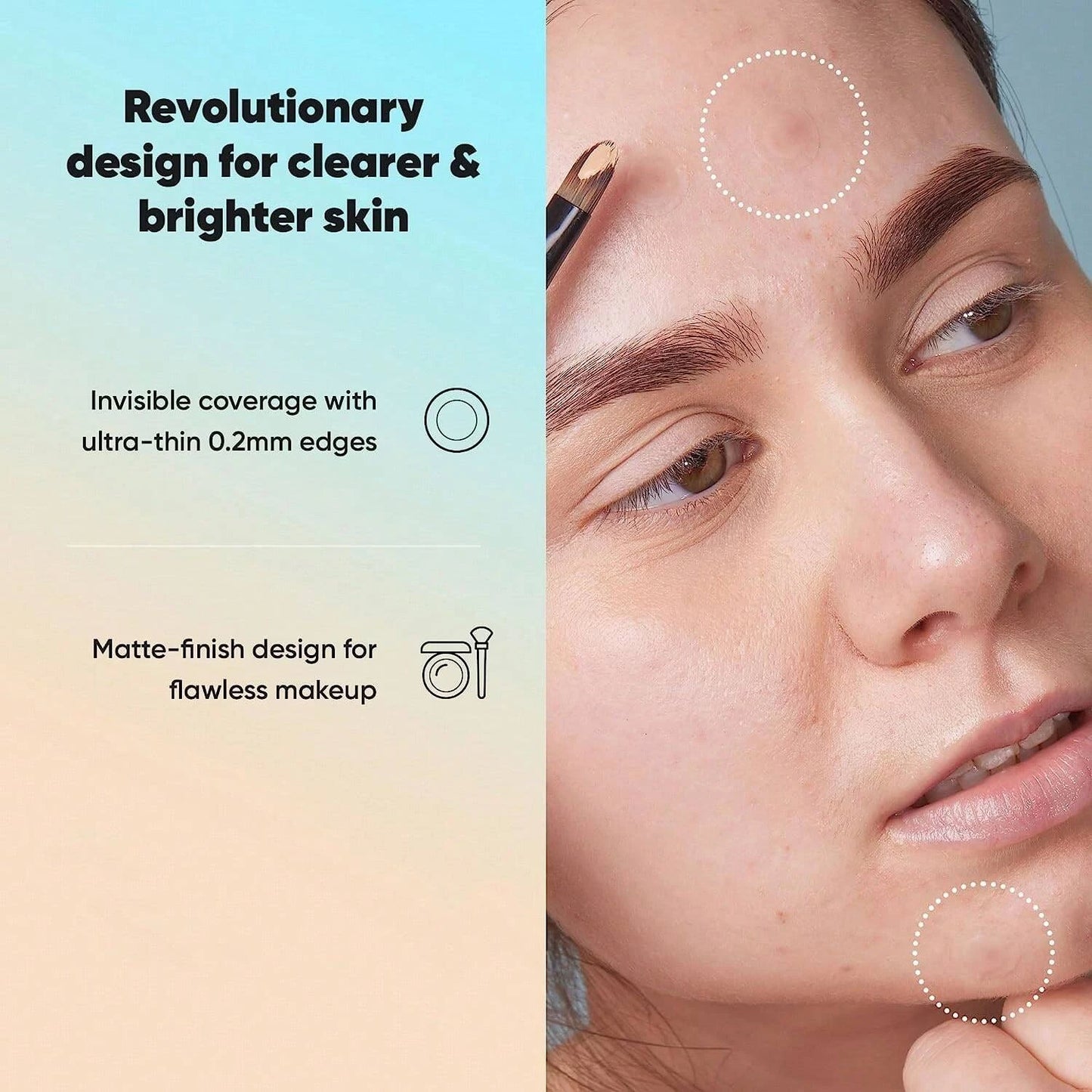 Invisible Hydrocolloid Acne Patches – Waterproof, All Skin Types