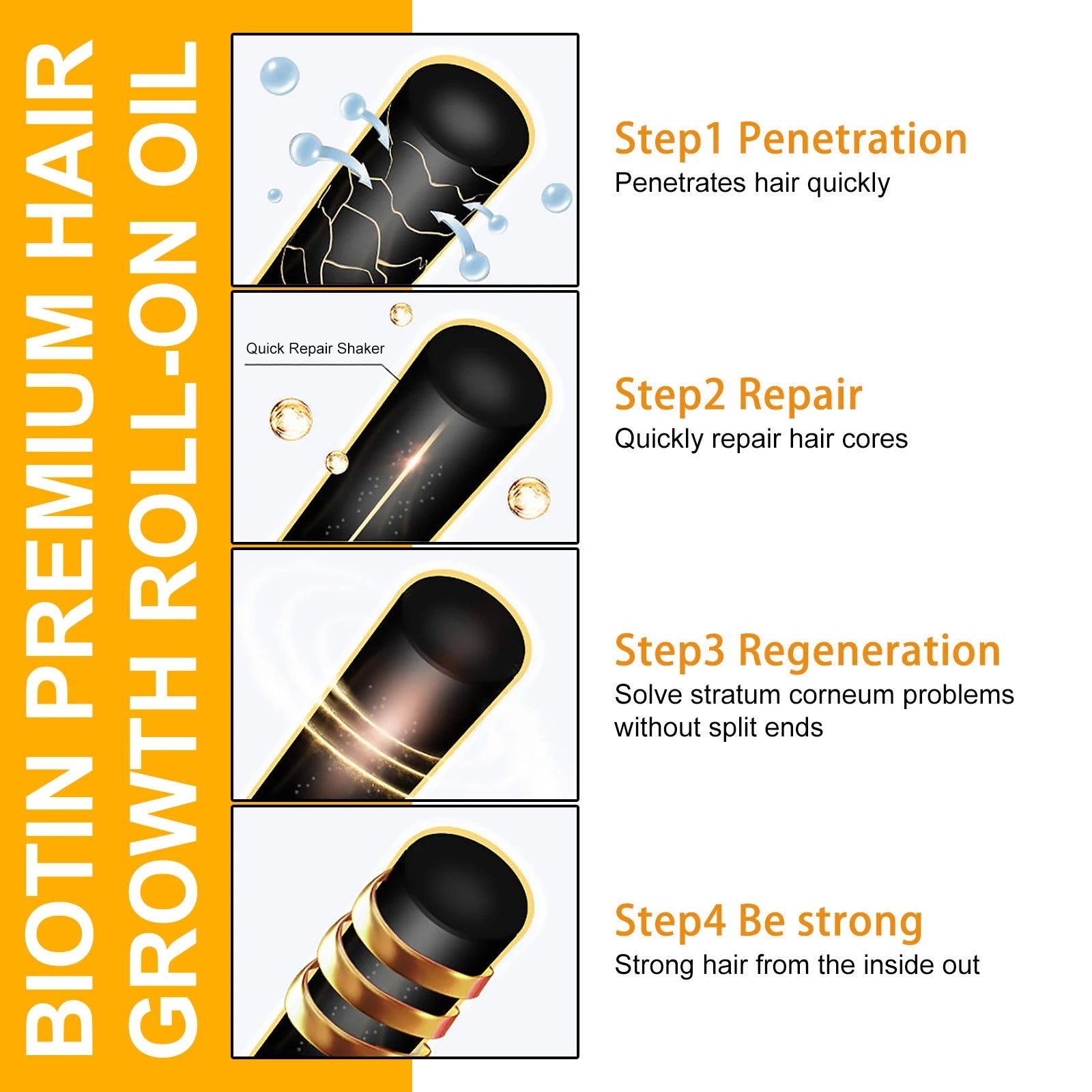 Biotin Hair Growth Products Fast Growing Oil Conditioner Frizz Damaged Repair Hair Thinning Soap Nourish Root Dense Hair Shampoo Peaceful Pleasures Health and Wellness