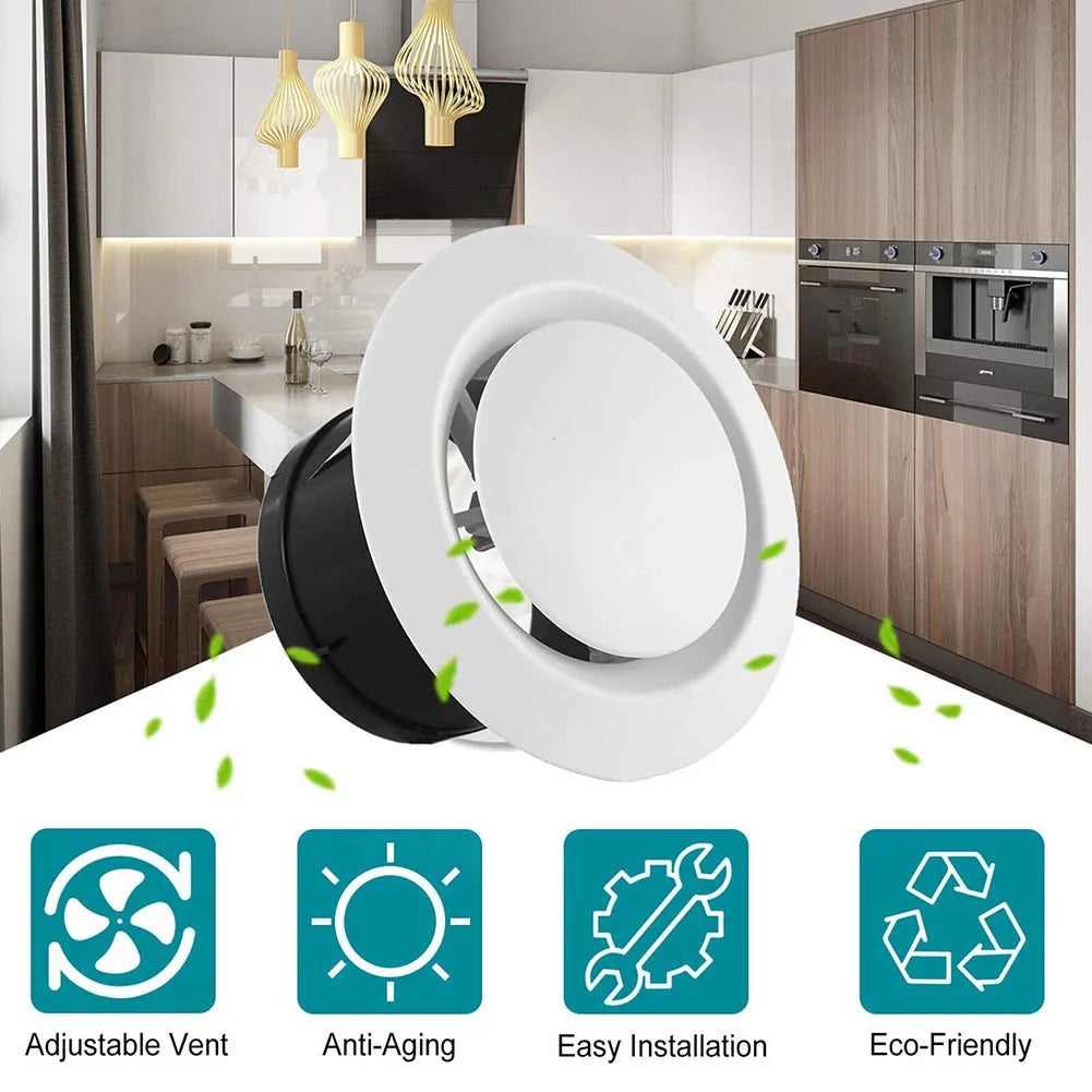 ABS Tuyere Ceiling Air Supply Mountable Vent Grille Cover Easy