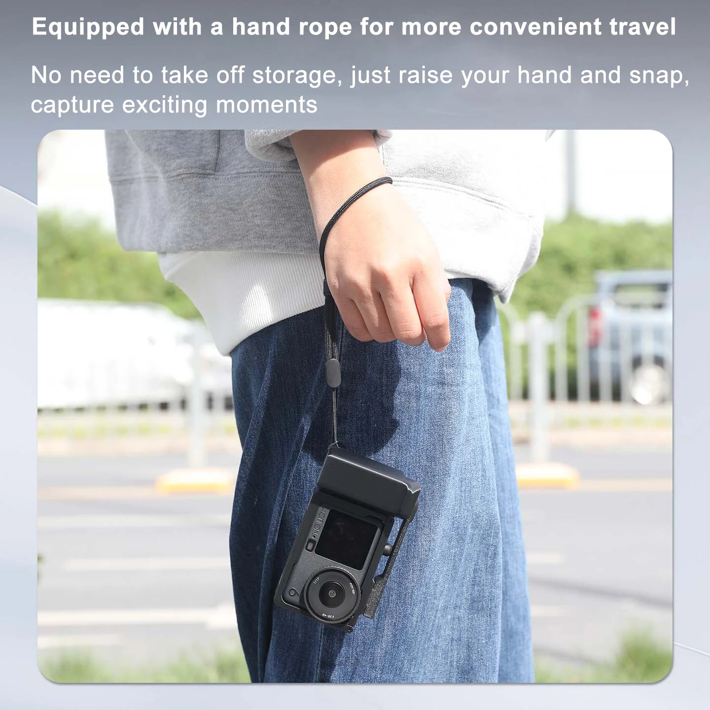 3D Printing Street Grip Vlog Holder Combo Camera Grip Holder For Dji Osmo Action6 Camera Grip Camera Accessories Peaceful Pleasures Health and Wellness