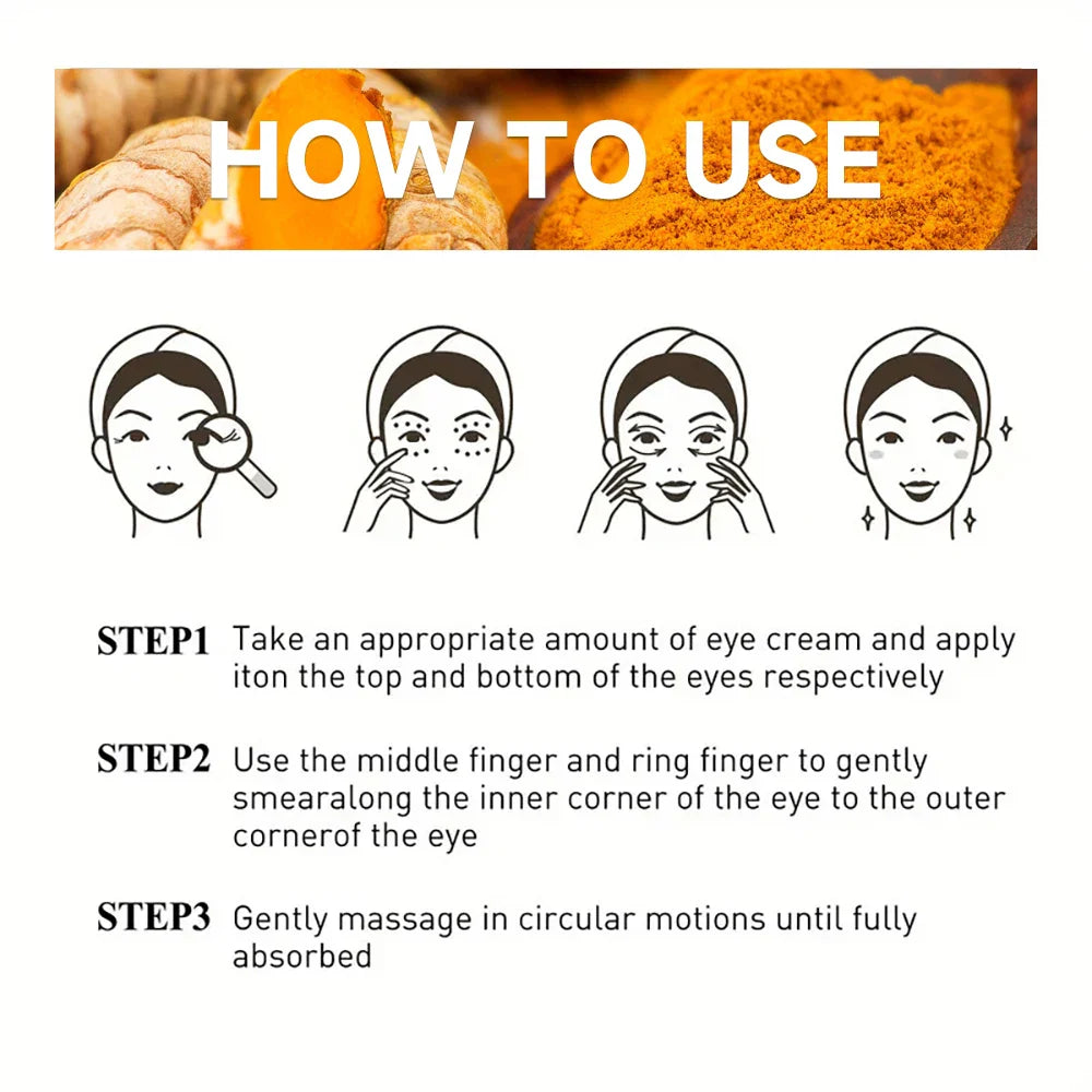 SUYARUN Eye Cream – Turmeric & Vitamin C Brightening Formula