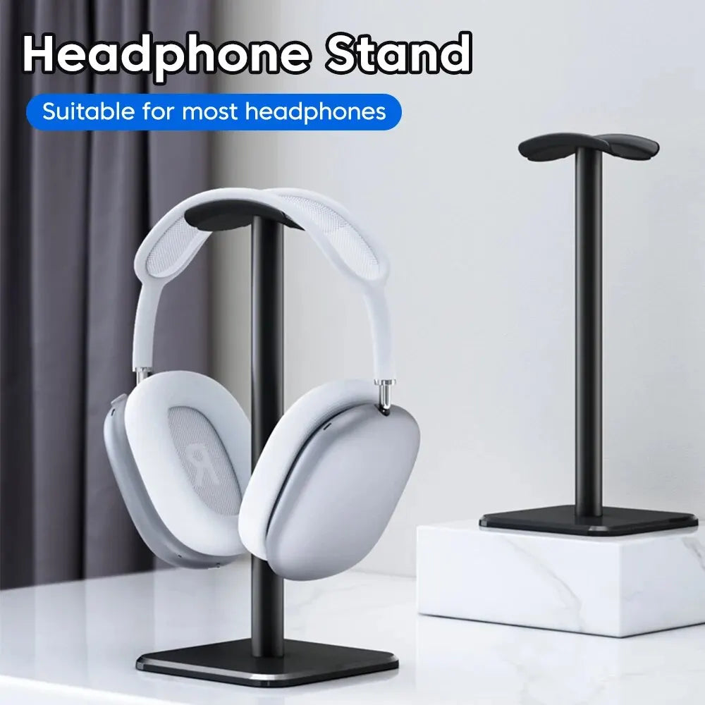 Desktop Headphone Stand – Anti-Slip Aluminum Headset Holder Peaceful Pleasures Health and Wellness
