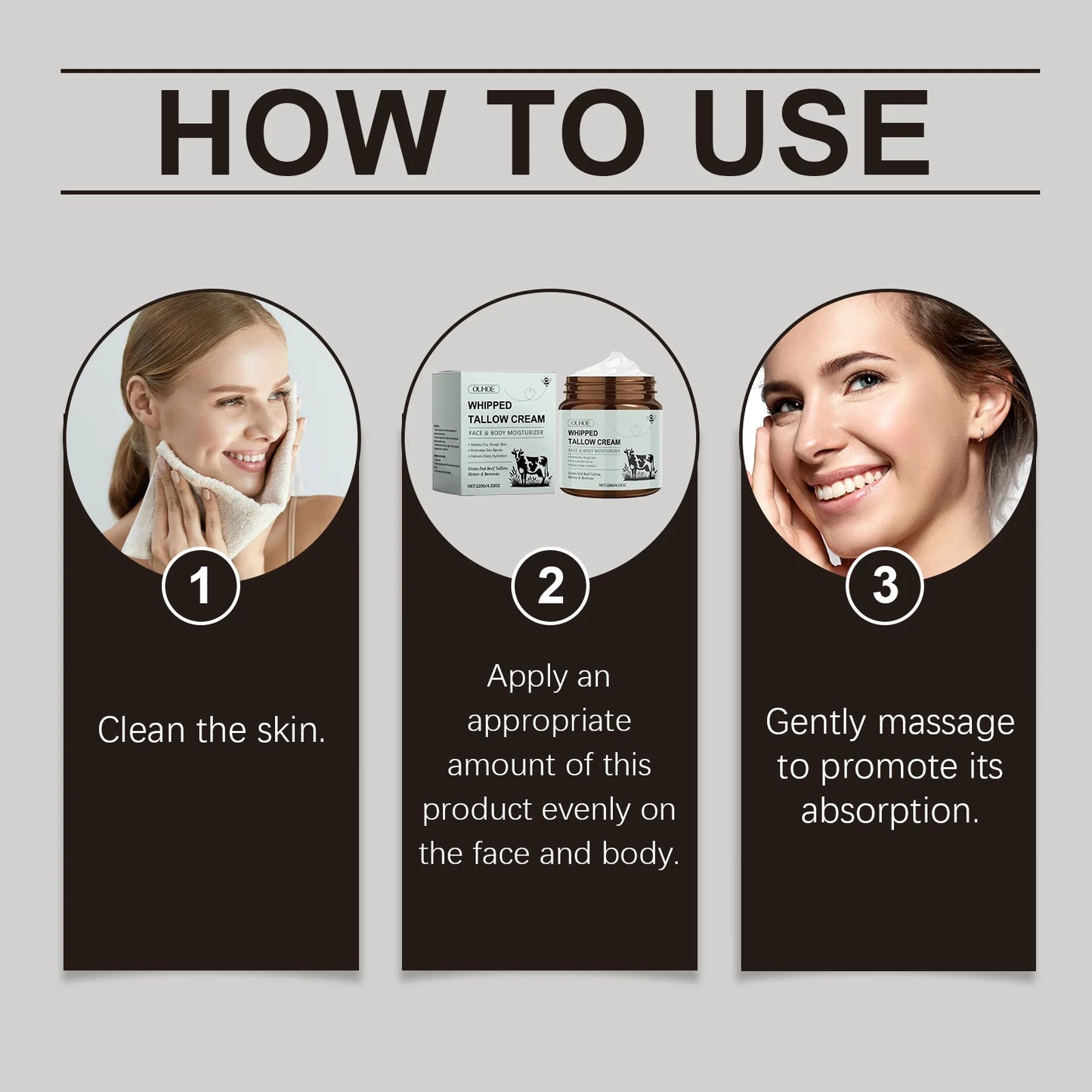Ouhoe Tallow Cream – Pore Minimizing, Firming & Hydrating Face Cream