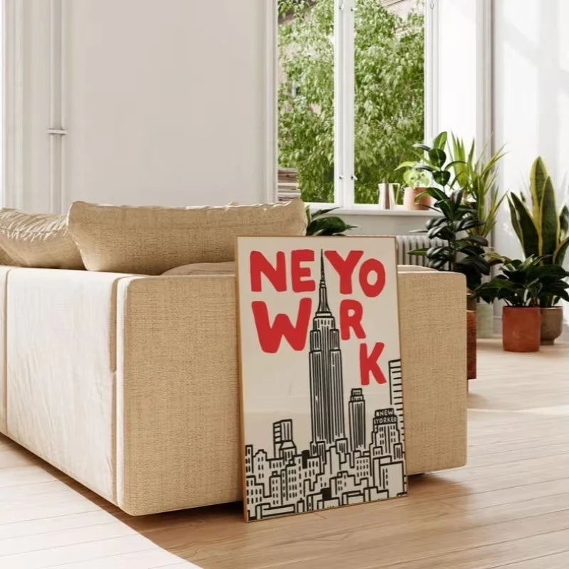 Empire State Building Canvas Wall Art Print | NYC Poster