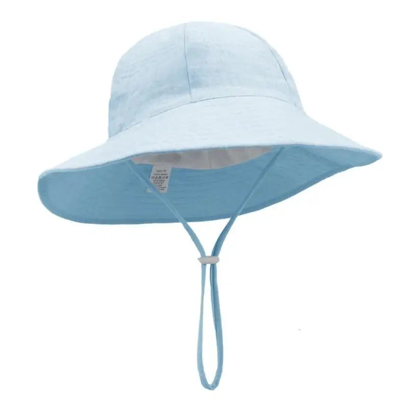 Baby Cotton Bucket Sun Hat UPF50+ | Infant Boys & Girls 6-12M