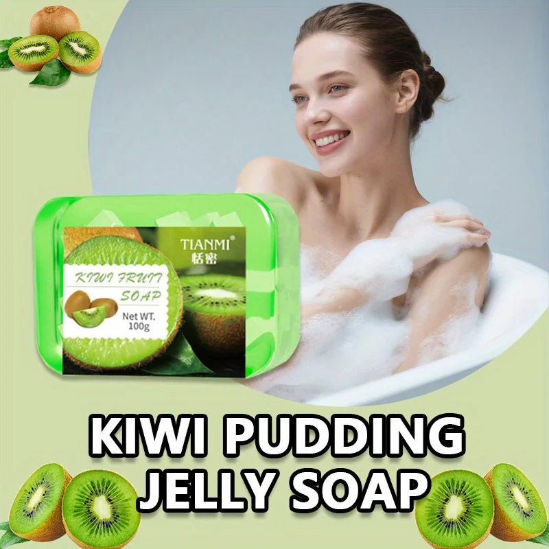 Kiwi Jelly Soap – Deep Cleanser, Makeup Remover & Moisturizer