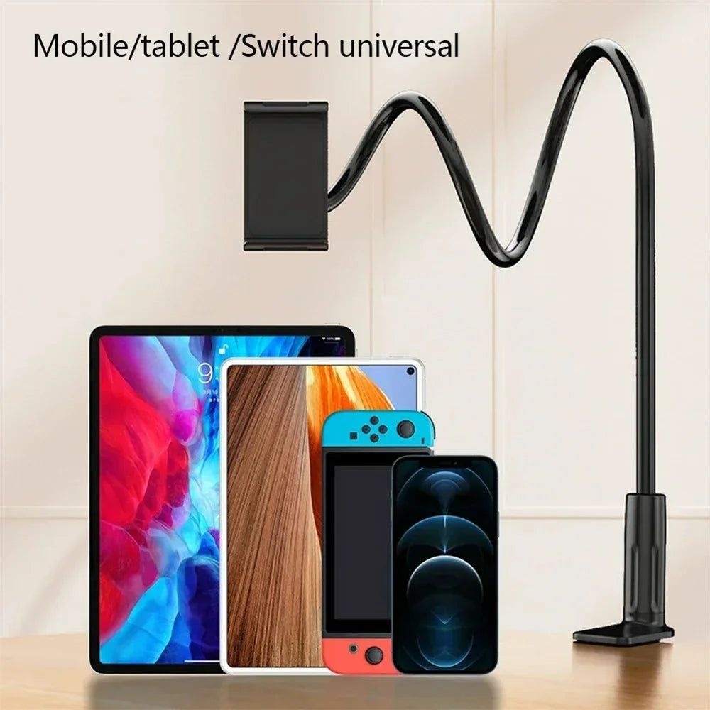 360° Tablet Holder Clamp Mount for iPad & iPhone 4.7–12.9" No Drill
