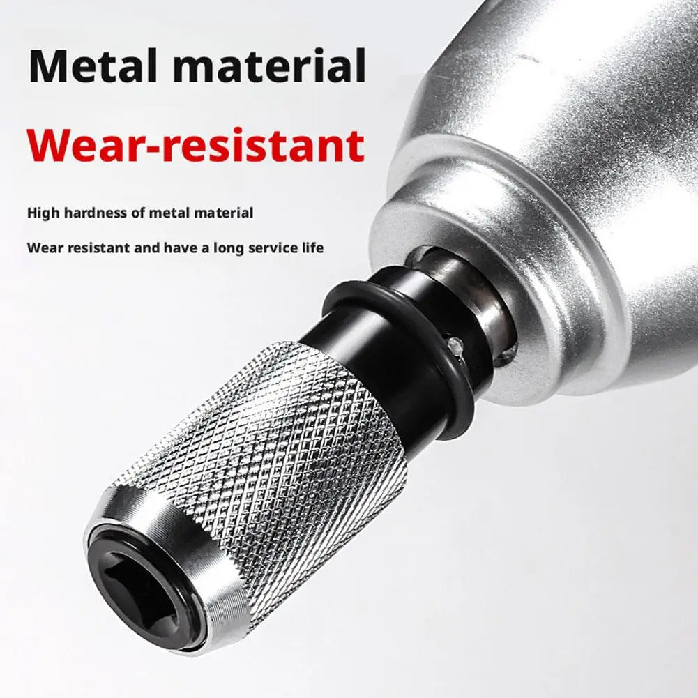 Rotary Hammer Adapter Kit with 4 Impact Drill Bits | Quick-Release