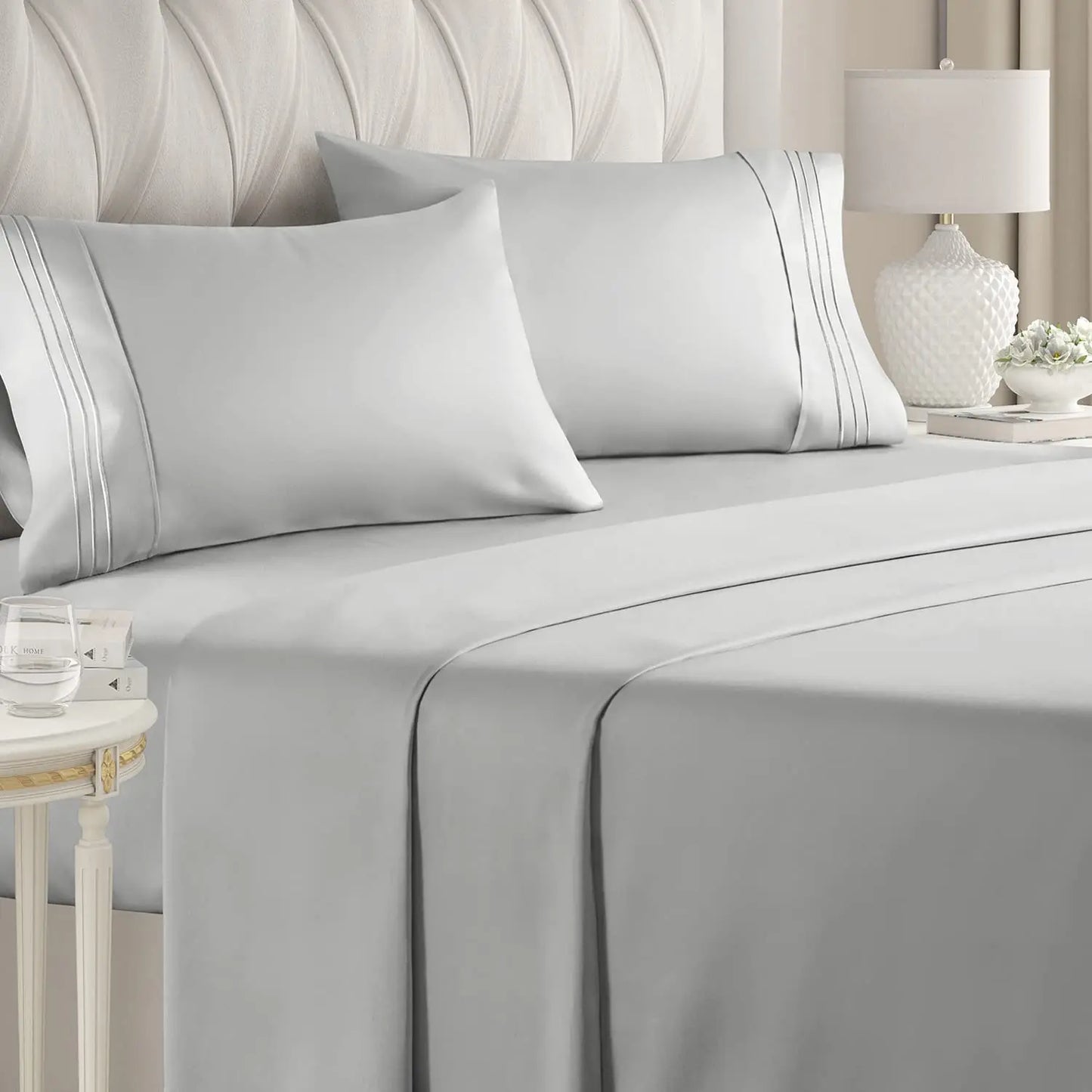 Battilo 4-Piece Luxury Microfiber Bed Sheet Set | All Sizes