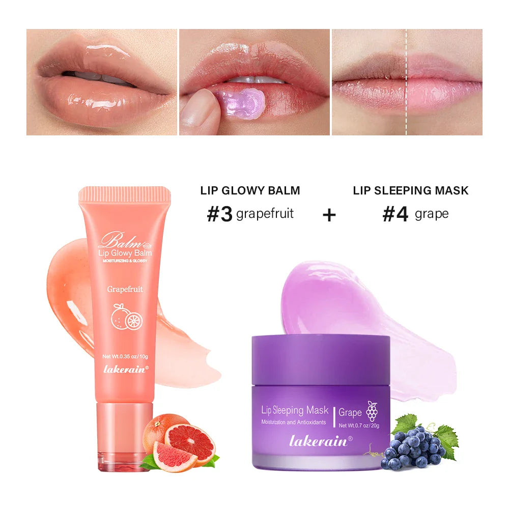 Lip Balm & Overnight Lip Mask Set | Nourishing 2-Pc Duo