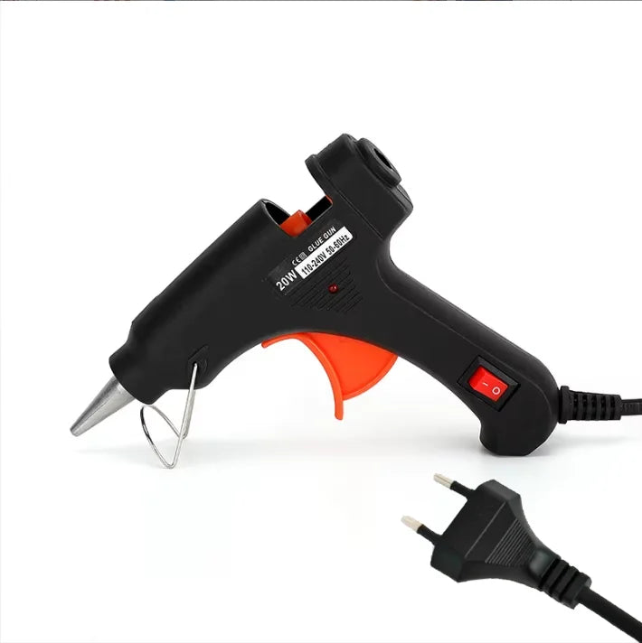 20W Hot Melt Glue Gun Kit with Glue Sticks for DIY Crafts