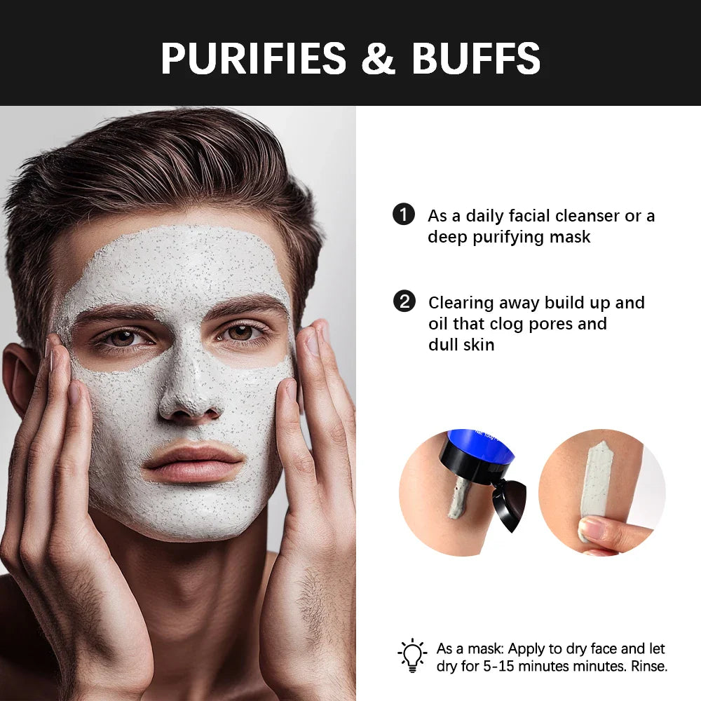 Glycolic Acid Clay Cleanser & Mask – Oil Control All Skin Types