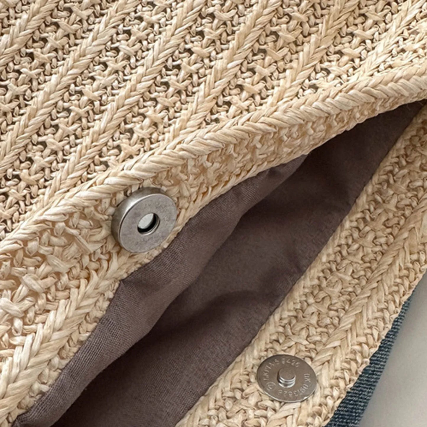 Women Casual Summer Handbag Aesthetic Design Large Capacity Woven Shoulder Bags Ideal Gift for Yourself Female Friends Peaceful Pleasures Health and Wellness
