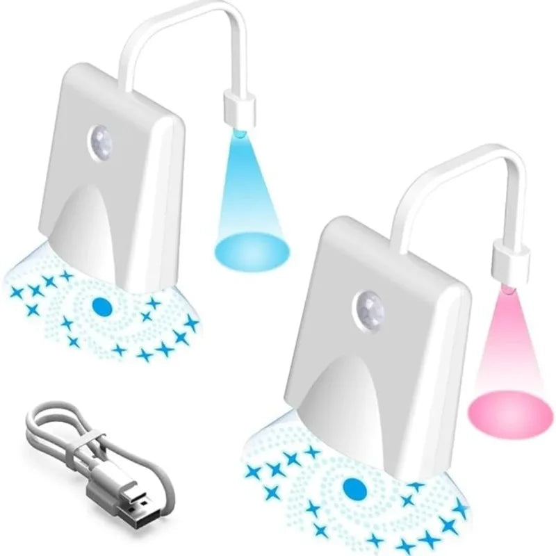 Motion Sensor Toilet Night Light | RGB LED Rechargeable