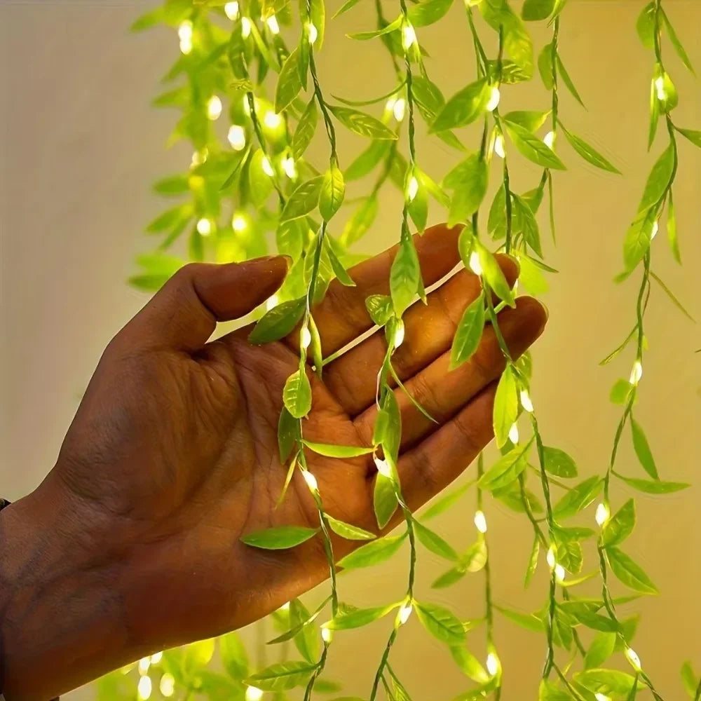 2M Artificial Willow Vine Garland – Bedroom & Party Décor