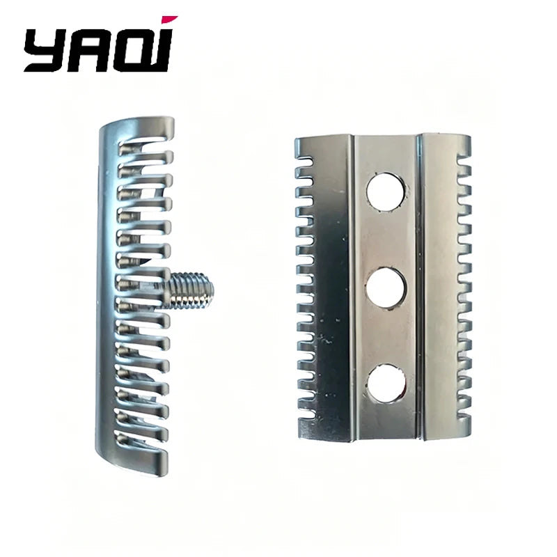 2026 Yaqi Flash Sale Matte Chrome Men's Safety Razor Head for Shaving - Durable Mellon Handle Shaving Razors Accessory Peaceful Pleasures Health and Wellness