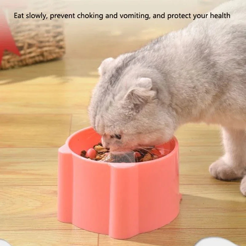 Slow Feeder Dog & Cat Bowl | Puzzle Dish for Fast Eaters