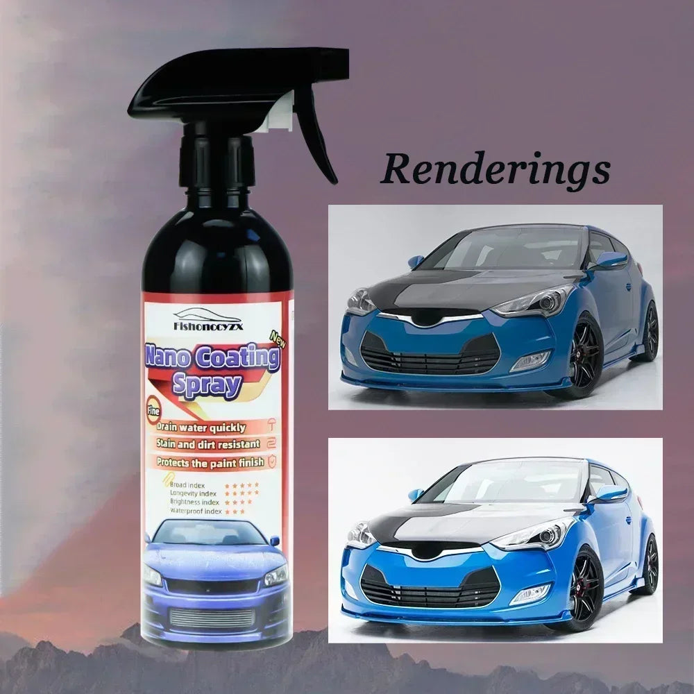 10H Ceramic Car Coating 500ML 9H Nano Liquid Glass Plated Crystal Hydrophobic Waterproof Polishing Paint Hardness Car Polish Wax Peaceful Pleasures Health and Wellness