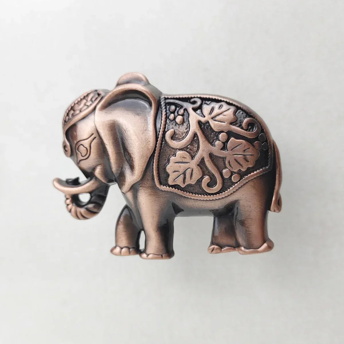Elephant Cabinet Knobs | Retro Zinc Alloy Drawer Pulls 50 Pack