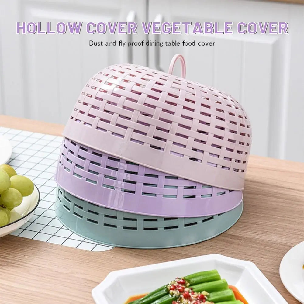 Anti Mosquito Fly Food Cover Durable Dustproof Kitchen Accessories Mesh Cage Plastic Round Vegetable Cover Home Kitchen Peaceful Pleasures Health and Wellness