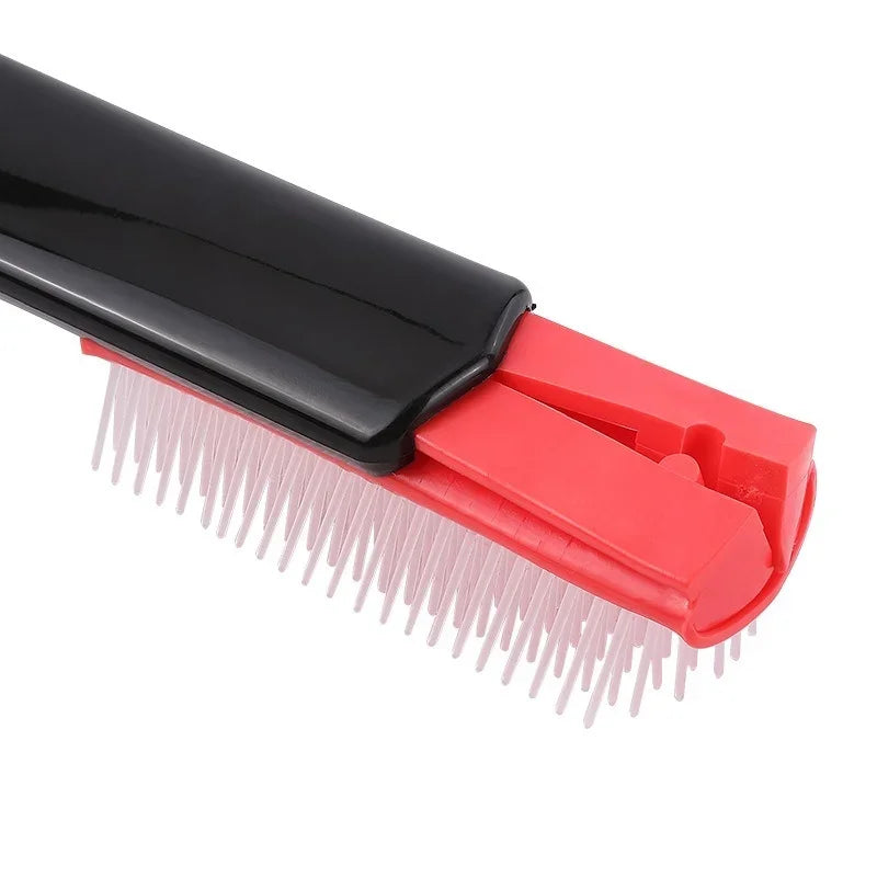 9-Rows Detangling Hair Brush Detangler Hairbrush Scalp Massager Straight Curly Wet Hair Comb for Women Men Home Salon Peaceful Pleasures Health and Wellness
