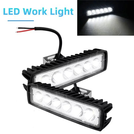 LED Work Light Bar 6000K 12V IP67 Flood Beam Off-Road Lamp LED Work Light Bar Oasis Select