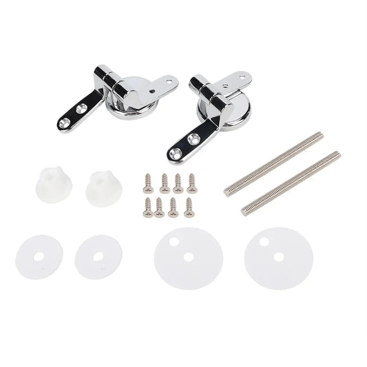 Toilet Seat Hinge Repair Kit – Universal Zinc Alloy Replacement Toilet Hinge Kit Oasis Select As Picture