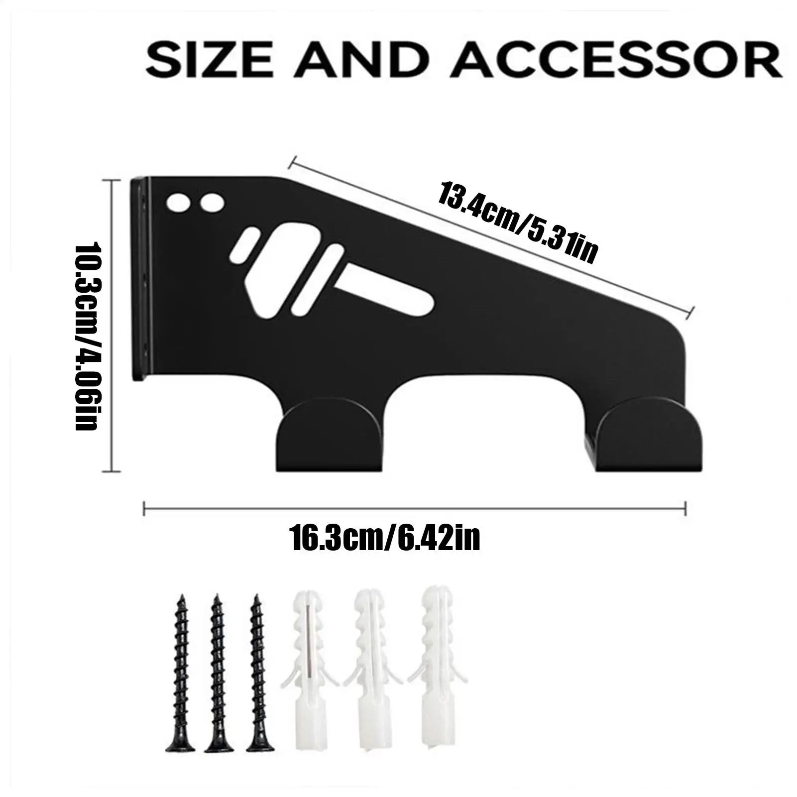 Chainsaw Wall Mount Bracket – Garage & Workshop Storage Hook Tool Wall Mount Peaceful Pleasures Health and Wellness