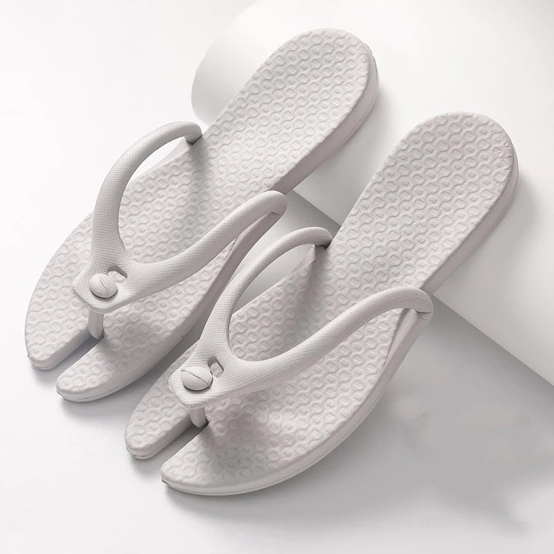 Women's Foldable Travel Flip-Flops | Summer Beach Flat Sandals