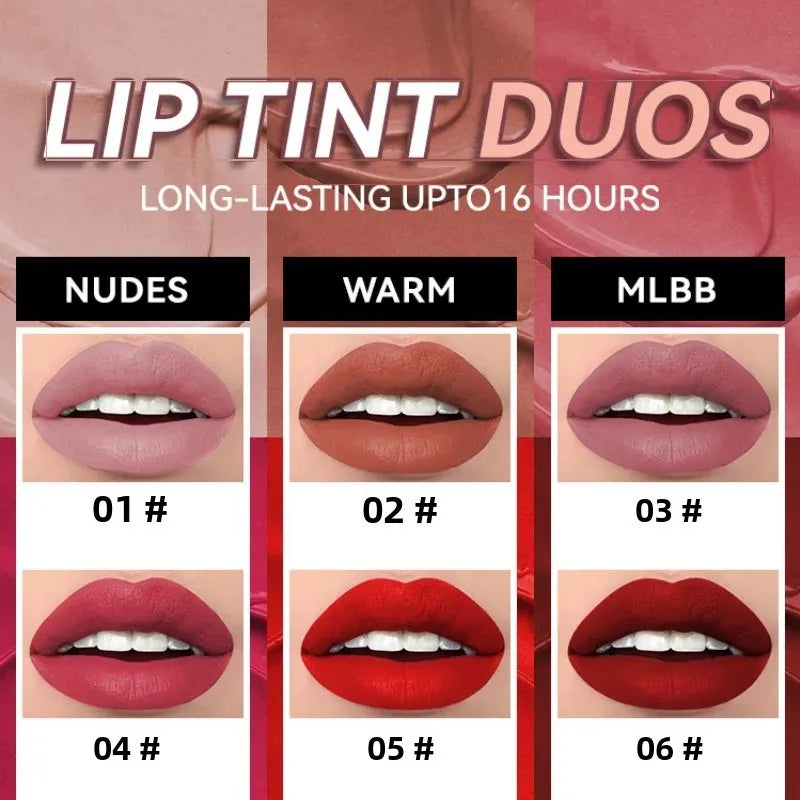 MLSMILE 3-Piece Matte Velvet Lip Gloss Set – 16Hr Wear