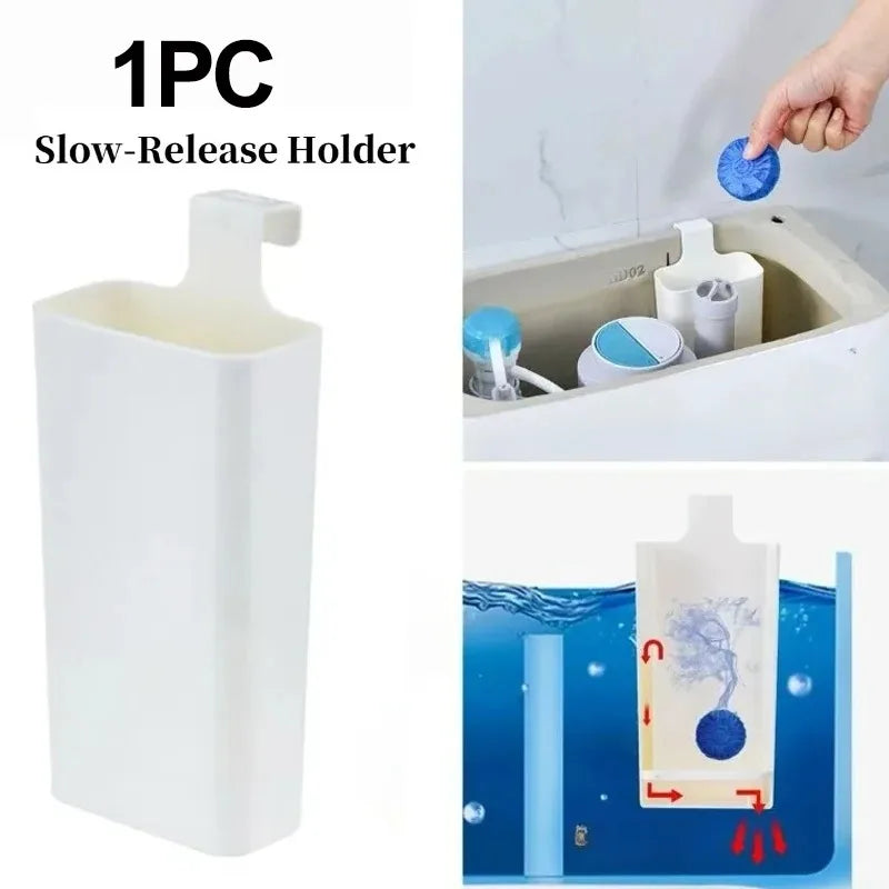 Toilet Tank Slow-Release Cleaner Dispenser Hanging Buffer Box