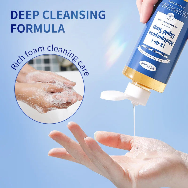 18-in-1 Multipurpose Liquid Soap 200ml – Hair, Body & Pet