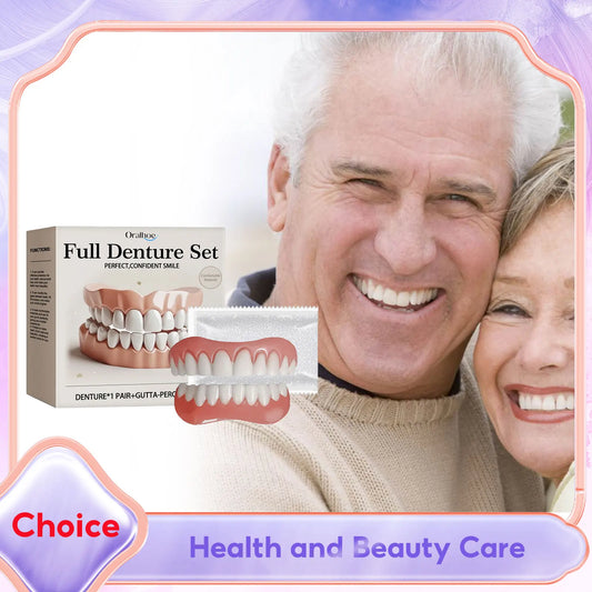 Silicone Denture Reliner Set – Upper & Lower Custom Fit Kit Denture Reliner Kit Peaceful Pleasures Health and Wellness